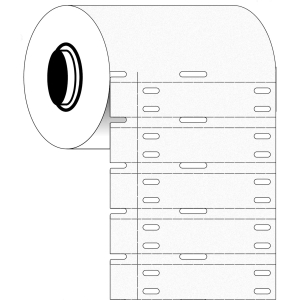 B33-7597W-2050 | Mat Wit Polyethyleen met afmeting: 50,80 mm (B) x 12,70 mm (H)