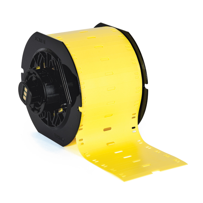 B33-75x10-7643-YL | Mat Geel Thermoplastisch polyether polyurethaan met afmeting: 75,00 mm (B) x 10,00 mm (H)