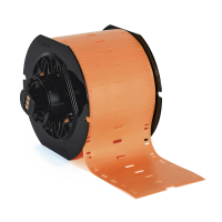 B33-75x10-7643-OR | Mat Oranje Thermoplastisch polyether polyurethaan met afmeting: 75,00 mm (B) x 10,00 mm (H)