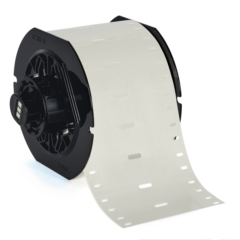 B33-7515-348-WT | Mat Wit Polyolefin met afmeting: 75,00 mm (B) x 15,00 mm (H)