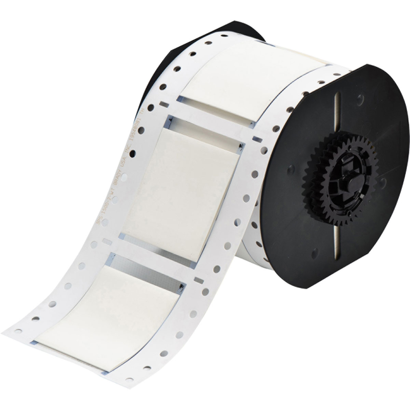 B33D-1500-2-342 | Mat Wit Hittekrimpende polyolefin krimpkous met afmeting: 50,80 mm (B) x 61,80 mm (H)