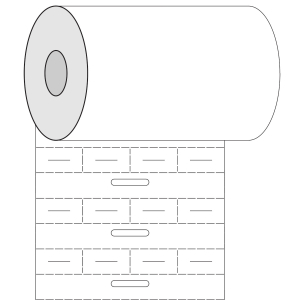 BPT-105-7599 | Mat Wit Polyethyleen met afmeting: 15,00 mm (B) x 8,00 mm (H)