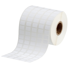 BPT-12-8423-2.5 | Satijn Wit Polyester met afmeting: 12,70 mm (B) x 11,10 mm (H)