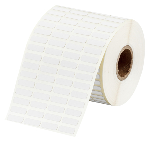 BPT-14-8423-2.5 | Satijn Wit Polyester met afmeting: 16,51 mm (B) x 5,08 mm (H)