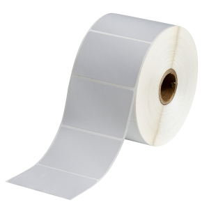 BPT-19-7563-0.5 | Satijn Zilver Gemetalliseerd polyester met afmeting: 76,00 mm (B) x 50,00 mm (H)