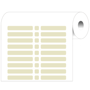 BPT-4-652-2.5 | Mat Amber Polyimide met afmeting: 38,10 mm (B) x 6,35 mm (H)