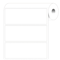 BPT-540-155 | Mat Wit Direct thermisch papier met afmeting: 101,60 mm (B) x 38,10 mm (H)