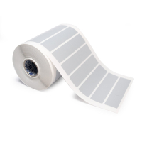 BPT-6-7563-2.5 | Satijn Zilver Gemetalliseerd polyester met afmeting: 38,10 mm (B) x 19,05 mm (H)