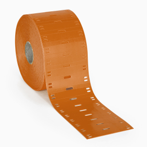 BPT-6010-7643-OR | Mat Oranje Thermoplastisch polyether polyurethaan met afmeting: 60,00 mm (B) x 10,00 mm (H)