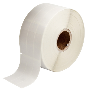 BPT-612-461 | Mat Wit, transparant Zelflaminerend polyester met afmeting: 15,24 mm (B) x 66,68 mm (H)