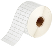 BPT-616-488 | Mat Wit Polyester met afmeting: 22,86 mm (B) x 19,05 mm (H)