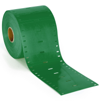 BPT-7515-7643-GN | Mat Groen Thermoplastisch polyether polyurethaan met afmeting: 75,00 mm (B) x 15,00 mm (H)