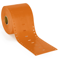 BPT-7515-7643-OR | Mat Oranje Thermoplastisch polyether polyurethaan met afmeting: 75,00 mm (B) x 15,00 mm (H)