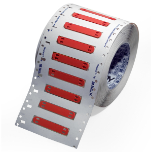 HCM-60x10-B7643-RD | Mat Rood Thermoplastisch polyether polyurethaan met afmeting: 60,00 mm (B) x 10,00 mm (H)