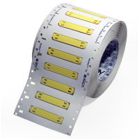 HCM-60x10-B7643-YL | Mat Geel Thermoplastisch polyether polyurethaan met afmeting: 60,00 mm (B) x 10,00 mm (H)