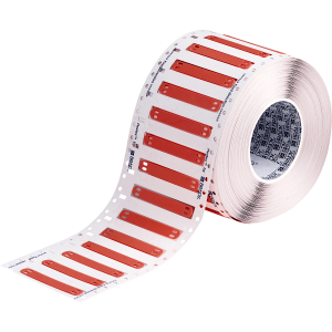 HCM-75x10-B7643-RD | Mat Rood Thermoplastisch polyether polyurethaan met afmeting: 75,00 mm (B) x 10,00 mm (H)