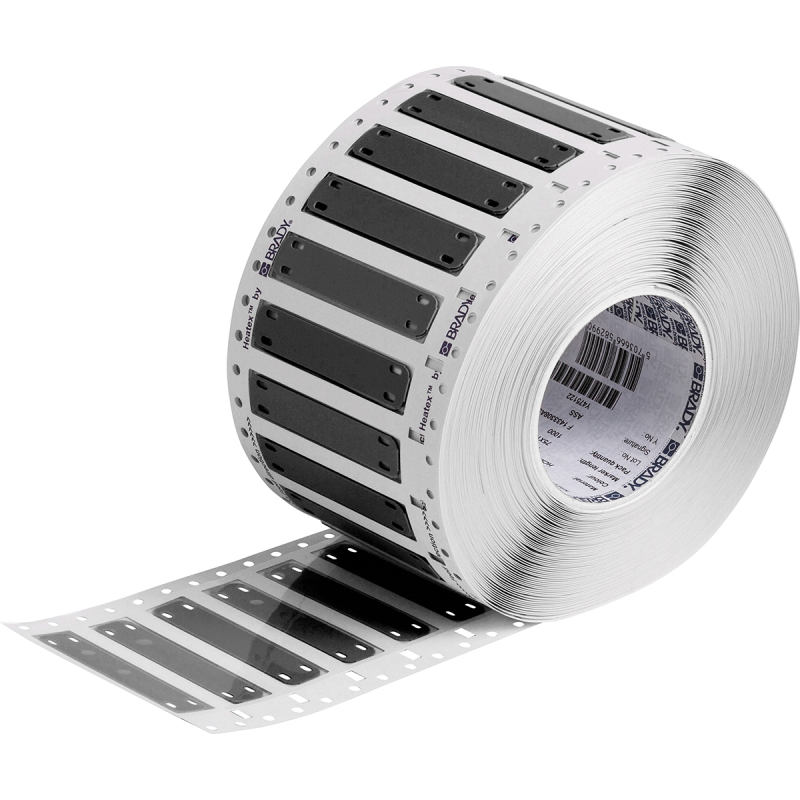 HCM-75x15-B7643-BK | Mat Zwart Thermoplastisch polyether polyurethaan met afmeting: 75,00 mm (B) x 15,00 mm (H)