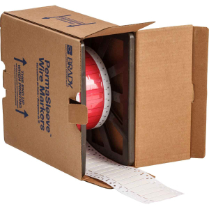 HX-250-150-WT-2 | Mat Wit Hittekrimpende polyolefin krimpkous met afmeting: 19,05 mm (B) x 11,15 mm (H)