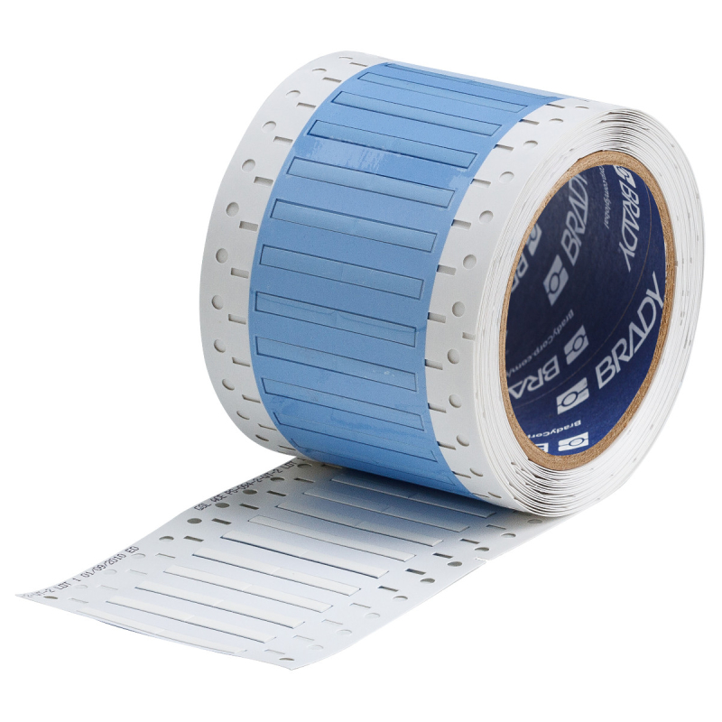 PS-094-2-WT-2 | Mat Wit Hittekrimpende polyolefin krimpkous met afmeting: 25,40 mm (B) x 4,62 mm (H)