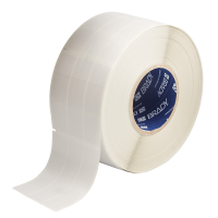 THT-10-417-3 | Mat Wit, transparant Zelflaminerend vinyl met afmeting: 25,40 mm (B) x 95,25 mm (H)