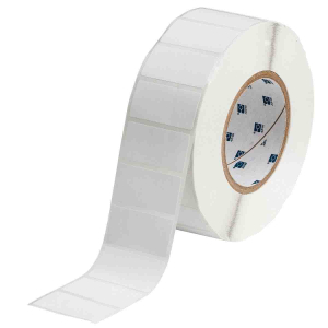 THT-17-408-3 | Mat Wit Herpositioneerbaar papier met afmeting: 50,80 mm (B) x 25,40 mm (H)