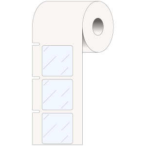 THT-305-7600-2.5SC | Glanzend Transparant Polypropyleen met afmeting: 25,40 mm (B) x 25,40 mm (H)