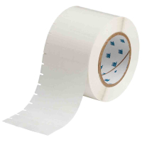 THT-39-430-10 | Glanzend Transparant Polyester met afmeting: 25,40 mm (B) x 12,70 mm (H)