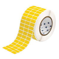 THT-5-8591-10-YL | Glanzend Geel Polyester met afmeting: 25,40 mm (B) x 12,70 mm (H)