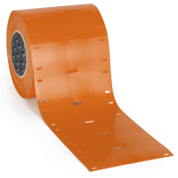 THT-7525-7643-OR | Mat Oranje Thermoplastisch polyether polyurethaan met afmeting: 75,00 mm (B) x 25,00 mm (H)