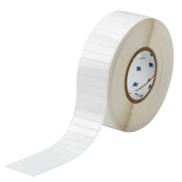 THT-79-423-10 | Glanzend Wit Polyester met afmeting: 50,80 mm (B) x 10,16 mm (H)