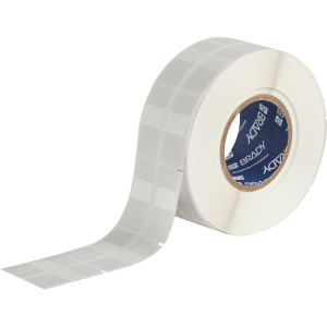 THTRO-294-427-2.5 | Mat Wit, transparant Zelflaminerend vinyl met afmeting: 25,40 mm (B) x 44,45 mm (H)