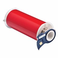 B85-200x15M-595-RD | Glanzend Rood Vinyl met afmeting: 203,20 mm (B) x 15,24 m (L)