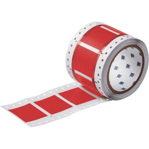 2HX-1000-2-RD-2 | Mat Rood Hittekrimpende polyolefin krimpkous met afmeting: 25,40 mm (B) x 42,16 mm (H)