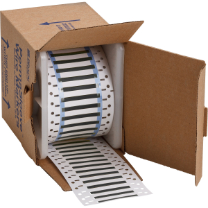 3PS-187-2-BK-S | Mat Zwart Hittekrimpende polyolefin krimpkous met afmeting: 50,80 mm (B) x 8,51 mm (H)