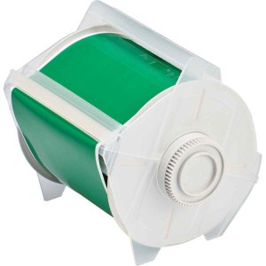 Globalmark tapes - B-569 100 mm  Green | Glanzend Groen Polyester met afmeting: 101,60 mm (B) x 30,48 m (L)