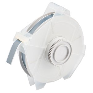 Globalmark tapes - B-569 13 mm  Grey | Glanzend Grijs Polyester met afmeting: 12,70 mm (B) x 30,48 m (L)