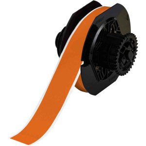 B30C-1125-595-OR | Glanzend Oranje Vinyl met afmeting: 28,58 mm (B) x 30,48 m (L)
