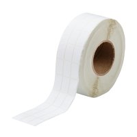 BPT-621-498 | Halfglanzend Wit Vinylweefsel met afmeting: 25,40 mm (B) x 36,50 mm (H)