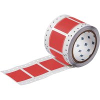 3PS-1000-2-RD-S | Mat Rood Hittekrimpende polyolefin krimpkous met afmeting: 50,80 mm (B) x 42,16 mm (H)