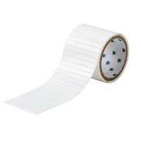 THT-11-473-10 | Glanzend Wit Statisch dissipatief polyester met afmeting: 6,35 mm (B) x 6,35 mm (H)