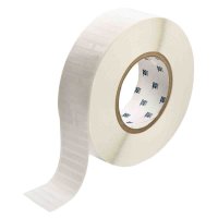 THT-45-423-10 | Glanzend Wit Polyester met afmeting: 38,10 mm (B) x 6,35 mm (H)