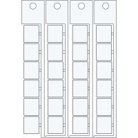 ADHESIVE TAG 15X17 WHITE | 0 Wit 0 met afmeting: 0
