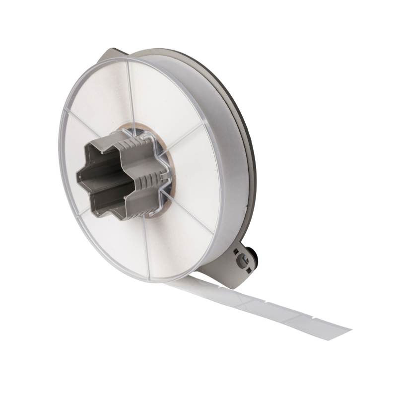 A55-11-424 | Mat Wit Papier met afmeting: 25,40 mm (B) x 50,80 mm (H)