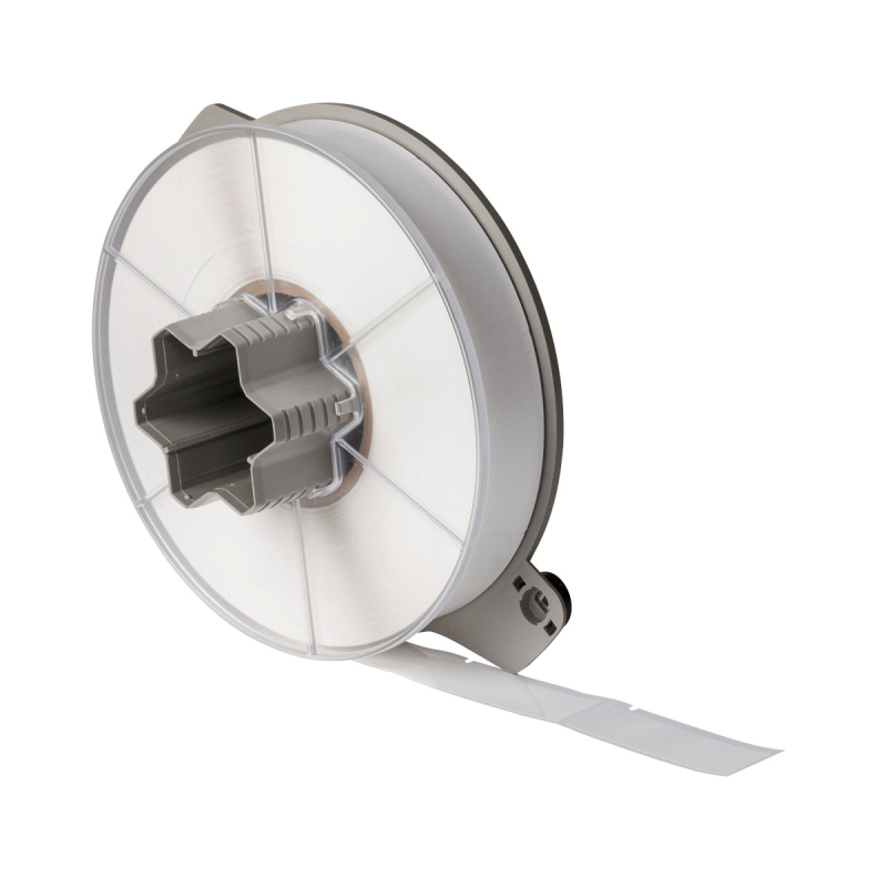 A55-12-424 | Mat Wit Papier met afmeting: 25,40 mm (B) x 76,20 mm (H)