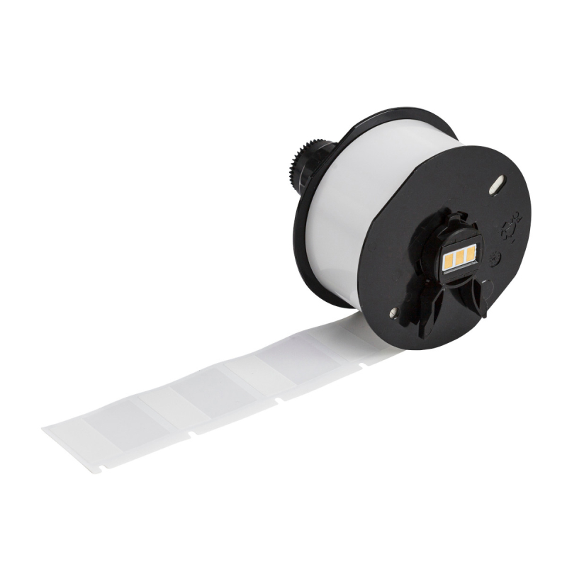 A62-3-417 | Mat Wit, transparant Zelflaminerend vinyl met afmeting: 25,40 mm (B) x 31,75 mm (H)