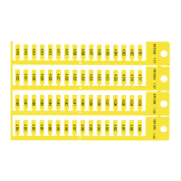 TAG 4X12 4 STICKS YELLOW | 0 Geel 0 met afmeting: 0