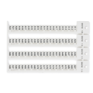 TERMINAL BLOCK TAG, WI, 5X9-5 | Glanzend Wit 0 met afmeting: 0