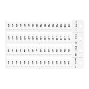 TAG 4X12 -4 STICKS WHITE/2048 | 0 Wit 0 met afmeting: 0