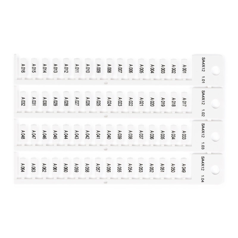 TAG 4X12 -4 STICKS WHITE/2048 | 0 Wit 0 met afmeting: 0