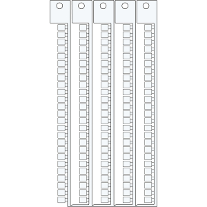 TERMINAL BLOCK TAGS 4,2X5-4,2 PHO.ZS | 0 Wit 0 met afmeting: 0